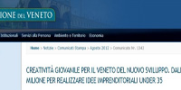 Creatività giovanile per il Veneto del nuovo sviluppo